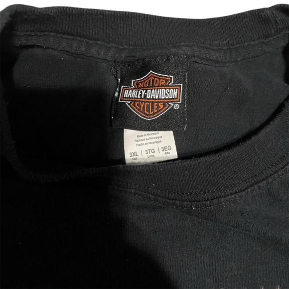 Harley-Davidson Men's Skull Flames Crest El Paso Graphic T-Shirt, Black 3XL - Picture 3 of 4